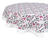 Pink Floral Tablecloth