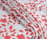 Red Floral Tablecloth
