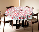 Red Floral Tablecloth