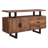 Miles 63" Live Edge Top Sideboard in Brownstone
