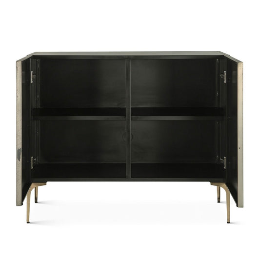 Mojave 41" Two Door Buffet in Desert Patina with Brass Base