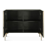 Mojave 41" Two Door Buffet in Desert Patina with Brass Base