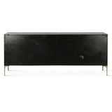 Mojave 83" Four Door Buffet in Desert Patina with Brass Base