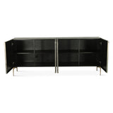 Mojave 83" Four Door Buffet in Desert Patina with Brass Base