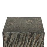 Mojave 20" Side Table in Desert Patina with Brass Base