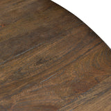Nimes 60" Round Dining Table in Weathered Mango