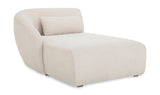 Amelia Left Arm Facing Chaise Warm White