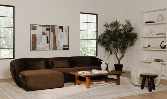 Amelia Right Arm Facing Chaise Espresso