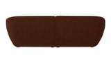 Amelia Double Chaise Modular Sectional Chestnut