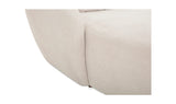 Amelia Double Chaise Modular Sectional Warm White