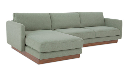 Vernon Left Sectional Sage