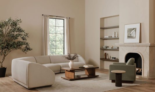 Fraser Right Arm Facing Sofa Off White