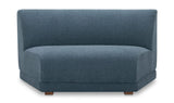 Fraser Wedge Slipper Chair Deep Blue