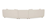 Fraser 3 Piece Modular Sectional with Slipper White
