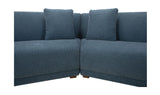 Fraser 4 Piece Modular Sectional Deep Blue