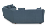 Fraser 4 Piece Modular Sectional Deep Blue