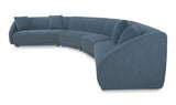 Fraser 4 Piece Modular Sectional Deep Blue