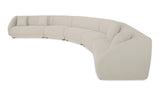 Fraser 5 Piece Modular Sectional White