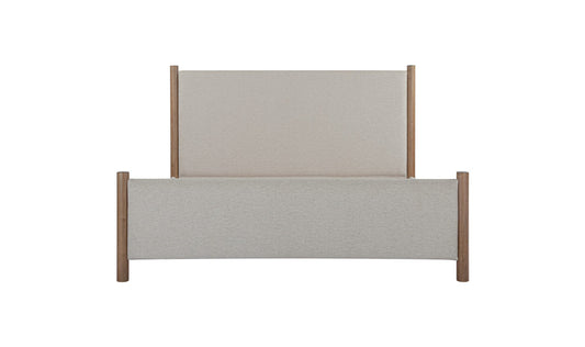 Warren Queen Bed Beige