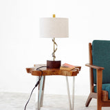 Foundry Twisted Metal Table Lamp