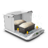 Folding Proofer with Accessory Shelf