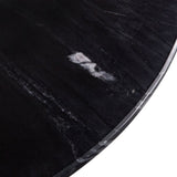 Palm Springs 48" Gathering Table with Black Marble and Whitewash Modern Base