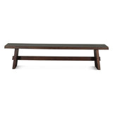 Piedmont 79" Bench in Coffee Bean