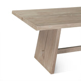 Piedmont 94" Dining Table in Matte Driftwood