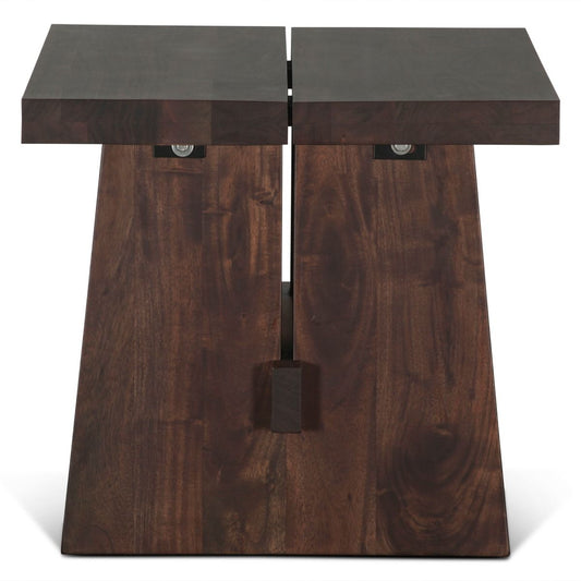 Piedmont 24" Side Table in Coffee Bean