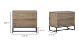 Elena Nightstand Light Brown