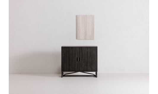 Sierra 2 Door Cabinet Black