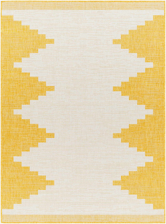 Djugun Yellow Outdoor Rug - Clearance