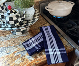 Blue French Kitchen Towels