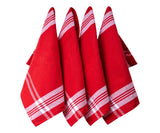 Red French Kitchen Towels