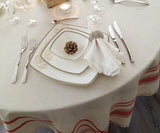 French Striped Tablecloth