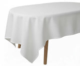 Oval Linen Tablecloth