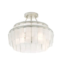 Vintner White Semi-Flush Mount