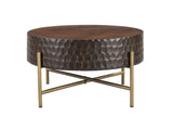 Santa Cruz 34" Round Coffee Table in Two Tone