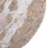 Sperre 18" Accent Table with Capri Beige Marble
