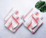 Kitchen Hand Towels - Striped Tea Towels