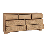 Taj 71" Dresser with Plinth Base in Whitewash