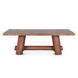 Timbers Barrel 94" Dining Table in Light Vinegar Acacia