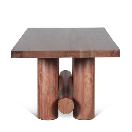 Timbers Barrel 94" Dining Table in Light Vinegar Acacia