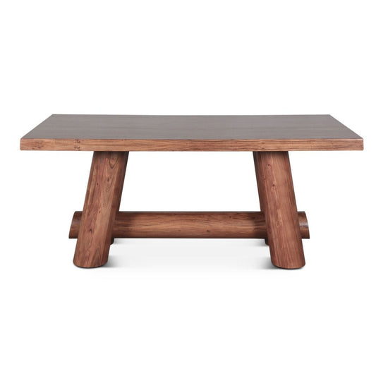 Timbers Barrel 80" Gathering Table in Light Vinegar Acacia