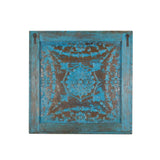 28" Square Iron Ceiling Panel in Antique Blue