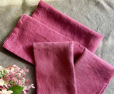 Fuchsia Linen Napkins