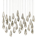 Glace Mirror 30-Light Linear Multi-Drop Pendant