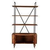 Verbania 46" Bookshelf in Pecan Brown