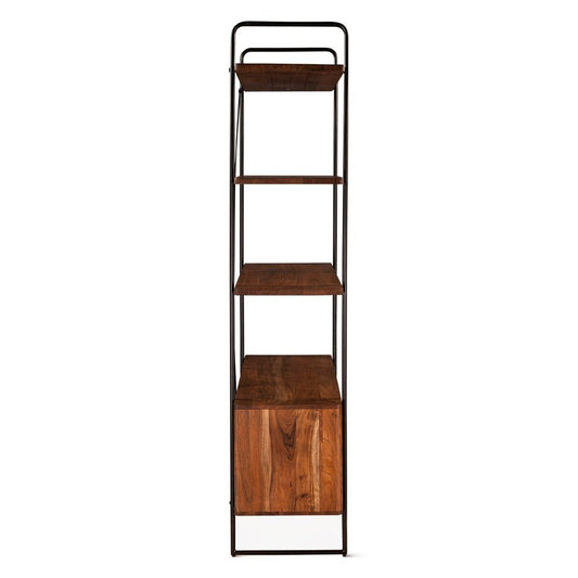 Verbania 46" Bookshelf in Pecan Brown