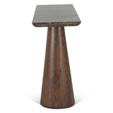Vista 60" Console Table with Lava Marble and Dark Base